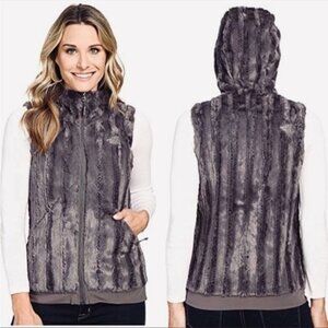 The North Face Furlander Faux Hooded Vest I Small